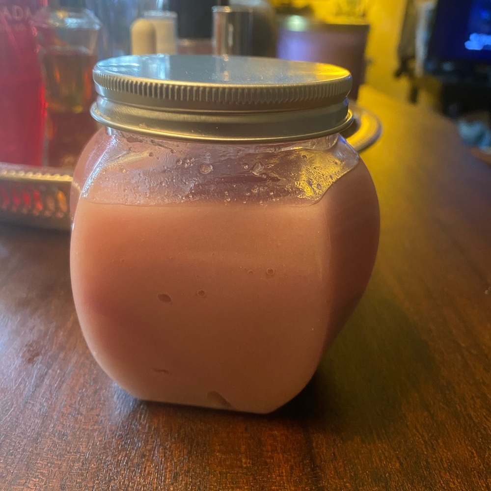 NWOT Fruity Candle Sugar scrub with Shea, jojoba, coconut oil.   17 oz